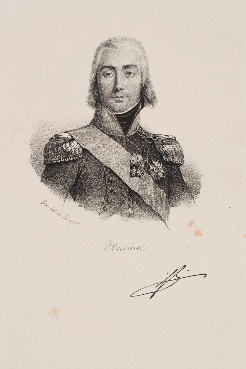 Retrato do marechal Jean-Baptiste Bessières de Francois Seraphin Delpech
