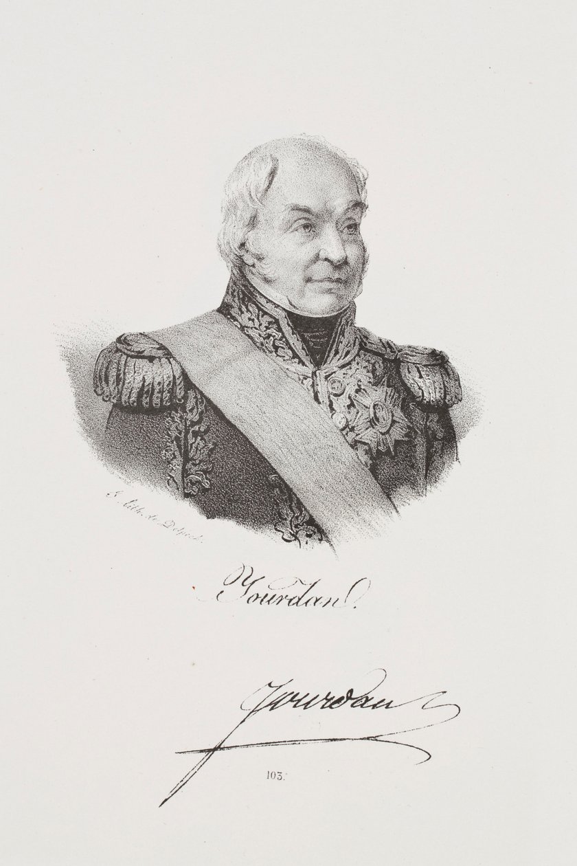 Retrato do marechal Jean-Baptiste Jourdan de Francois Seraphin Delpech