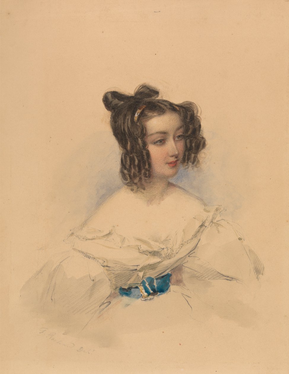 Teresa, Comtess Gamba-Guicioli de Francois Theodore Rochard