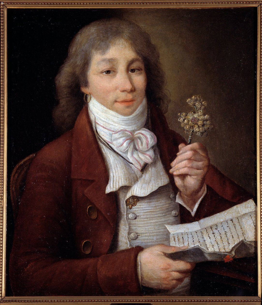 Retrato do poeta e político Philippe François Nazaire Fabre dit Fabre d