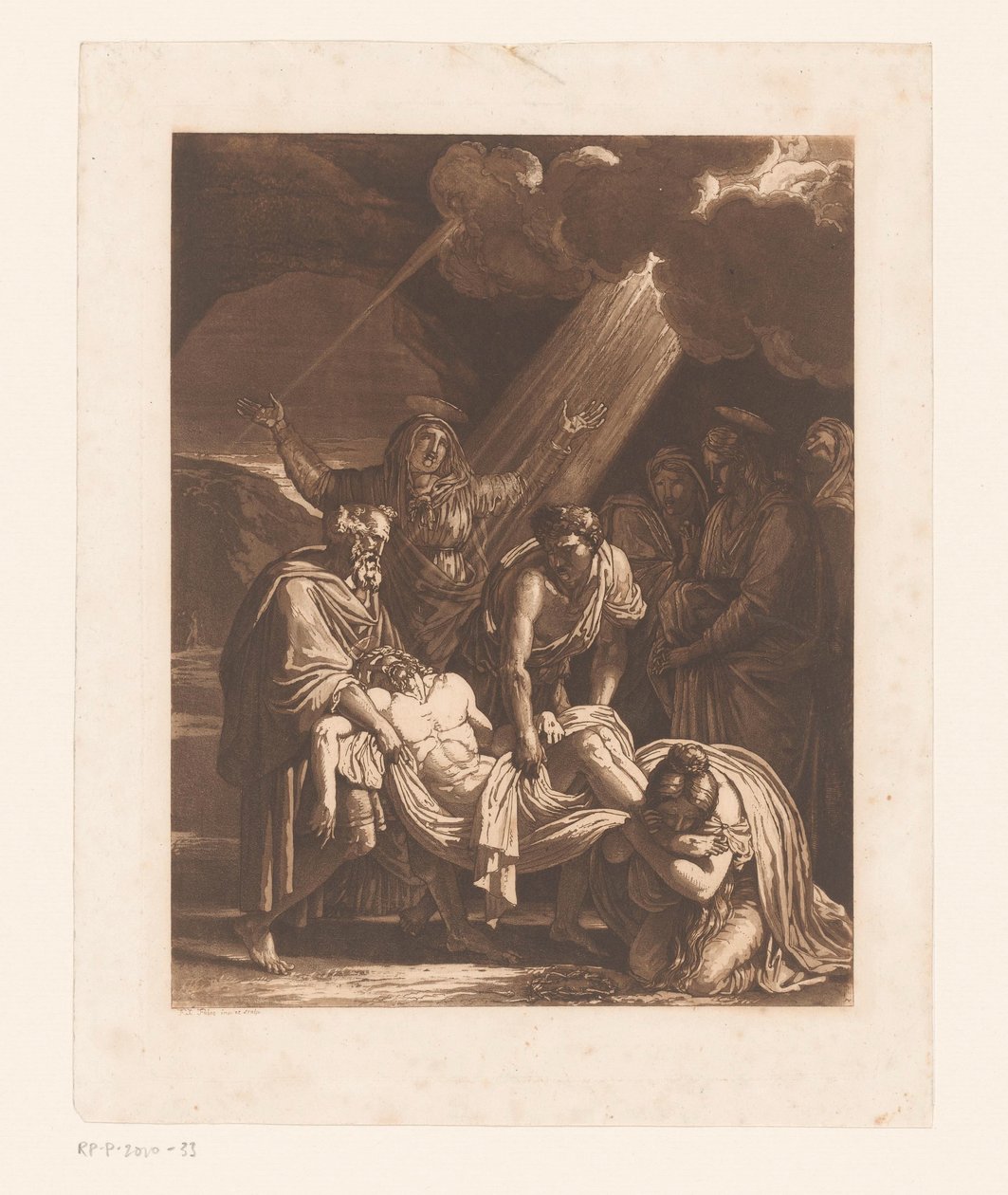 Entombamento de Cristo de Francois Xavier Fabre