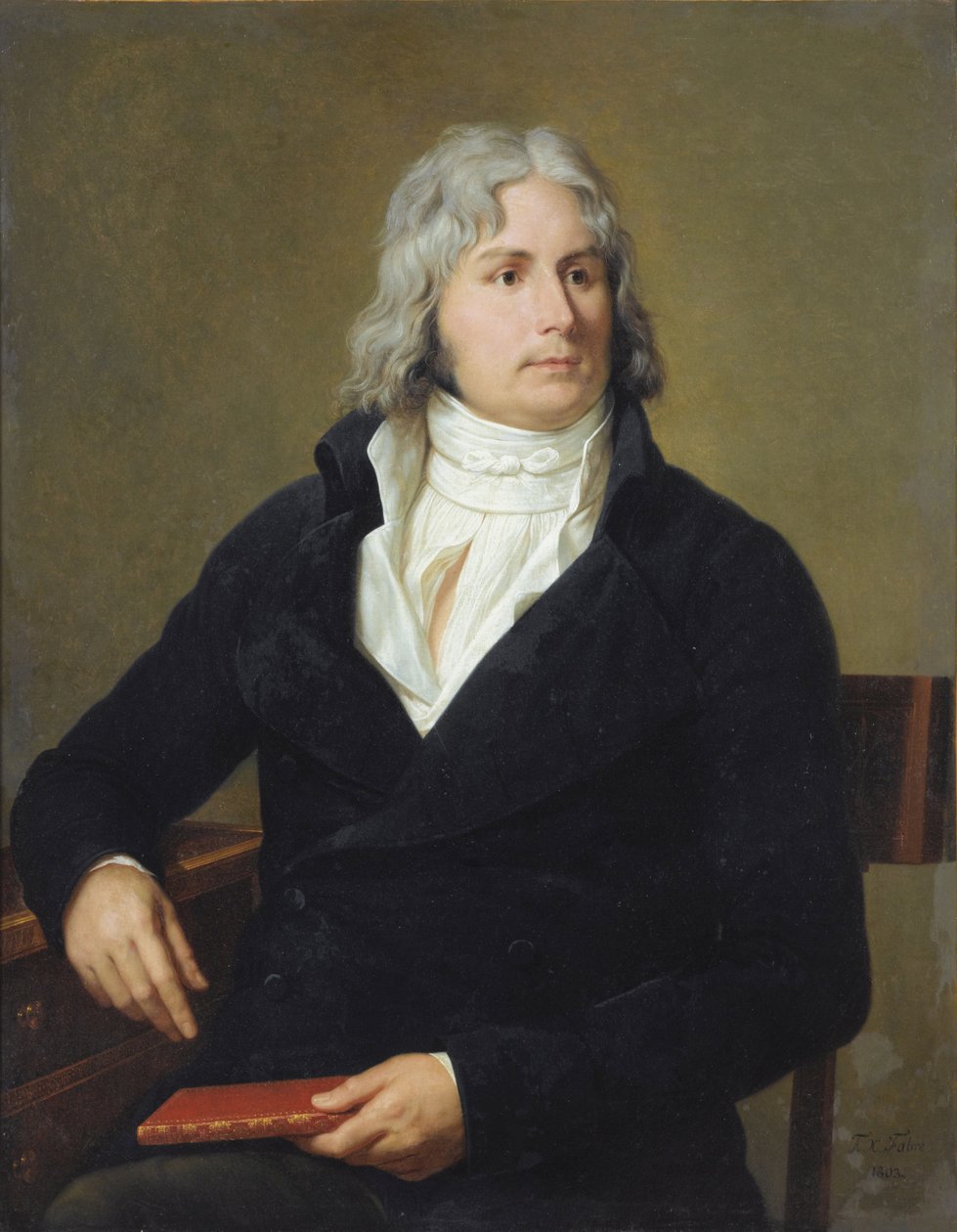 Retrato de Louis-Francois (Louis Francois) Bertin dit Bertin l