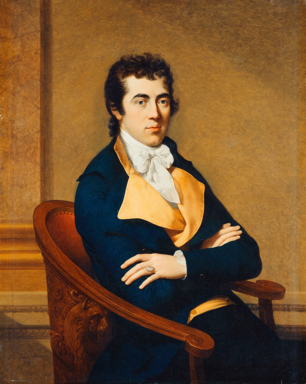 Retrato de Henry Richard Vassall Fox, 3º Lord Holland de Francois Xavier Fabre