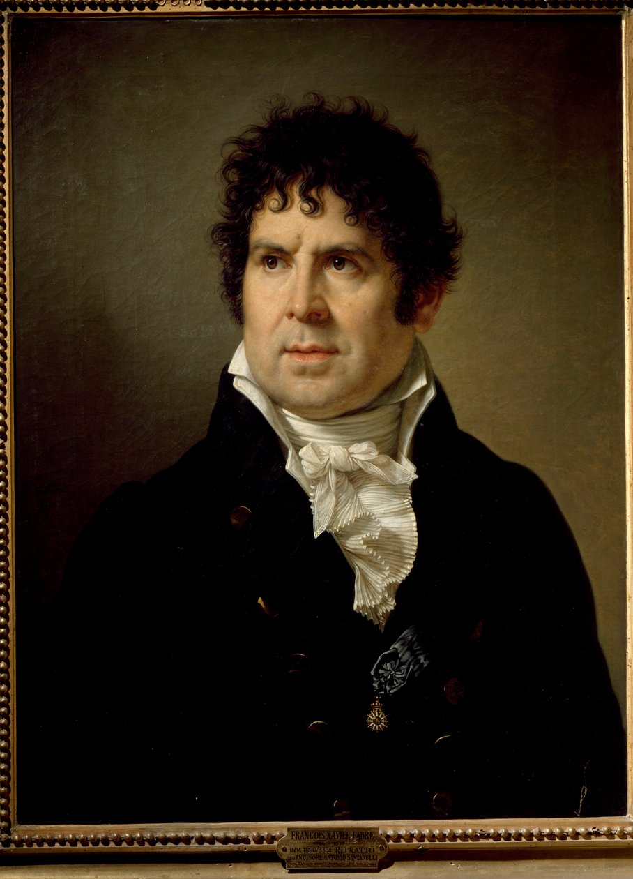 Retrato do gravador Giovanni Antonio Santarelli de Francois Xavier Fabre