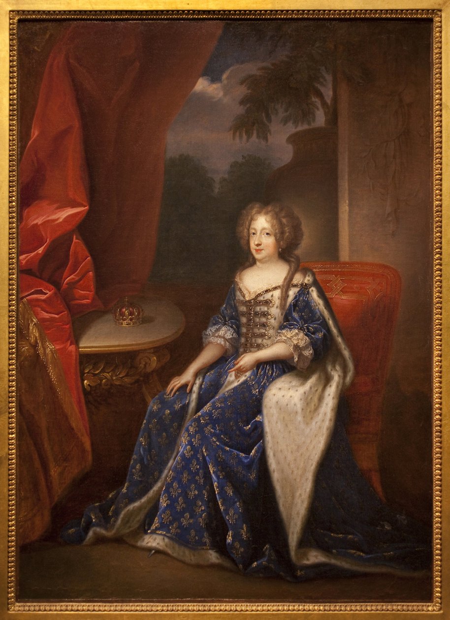 Retrato de Marie Therese (Marie-Therese) da Áustria, rainha da França (1638-1683). Pintura de François de Troy (1645-1730), óleo sobre tela, segunda metade do século XVII. Museu de Belas Artes de Angers. de Francois de Troy