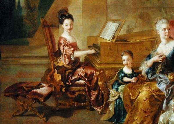 A família Franqueville, 1711 de Jean François de Troy
