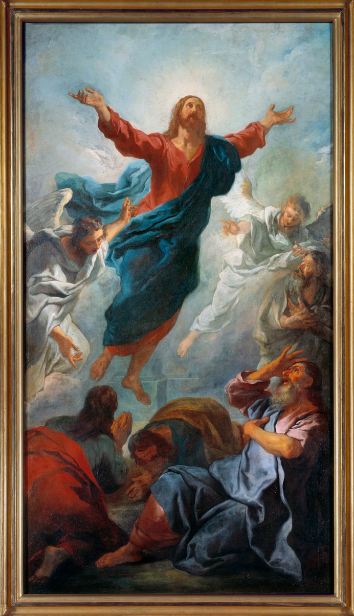 A subida. Quadro de Jean Francois De Troy de Francois de Troy