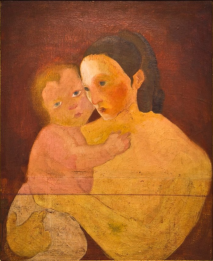 Mãe com criança de Franjo Golob