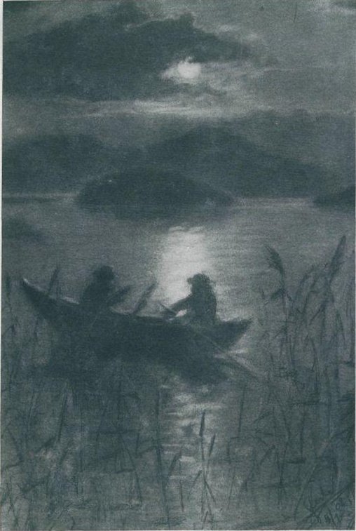 Noite no Lago Cerkno de Franjo Sterle
