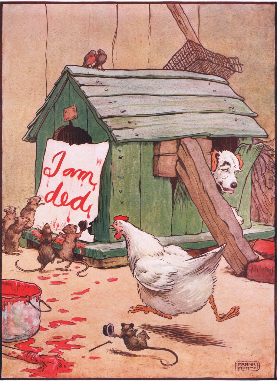Ela foi para os padeiros, para comprar um pouco de pão, de 1930 de Frank Adams