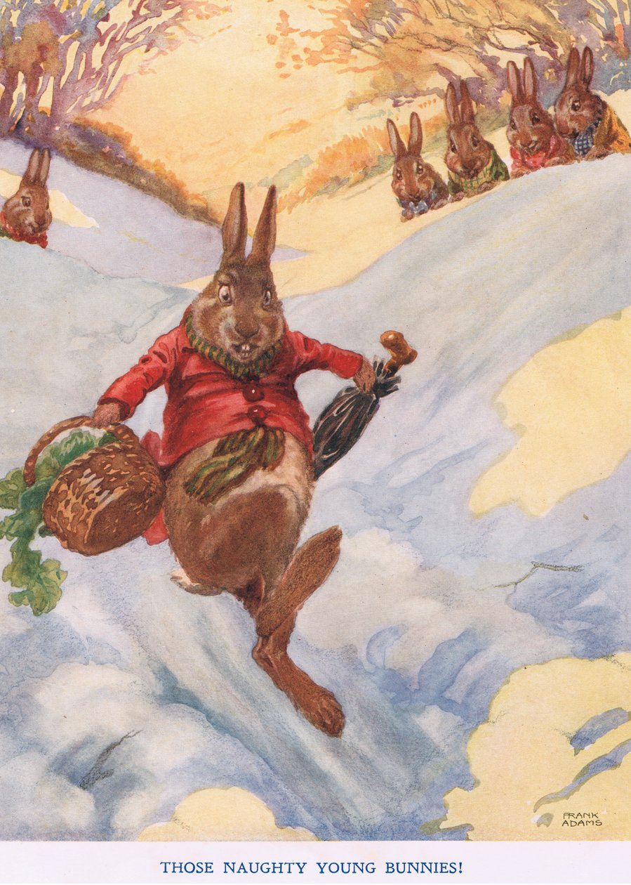 "Aqueles coelhos novos impertinentes!", C.1930s de Frank Adams