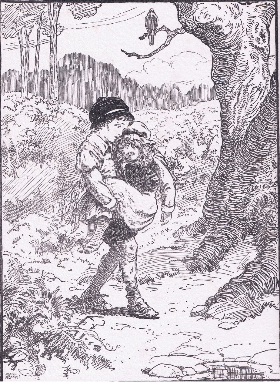 Assim vagou estes dois queridos bonitos, até que a morte terminou sua dor, 1930s de Frank Adams