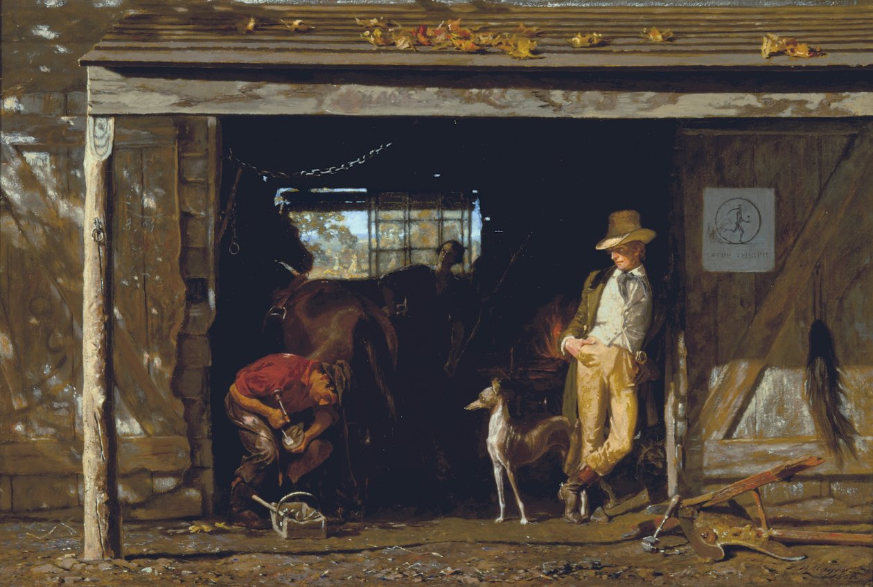 Lazer e Trabalho, 1858 de Frank Blackwell Mayer
