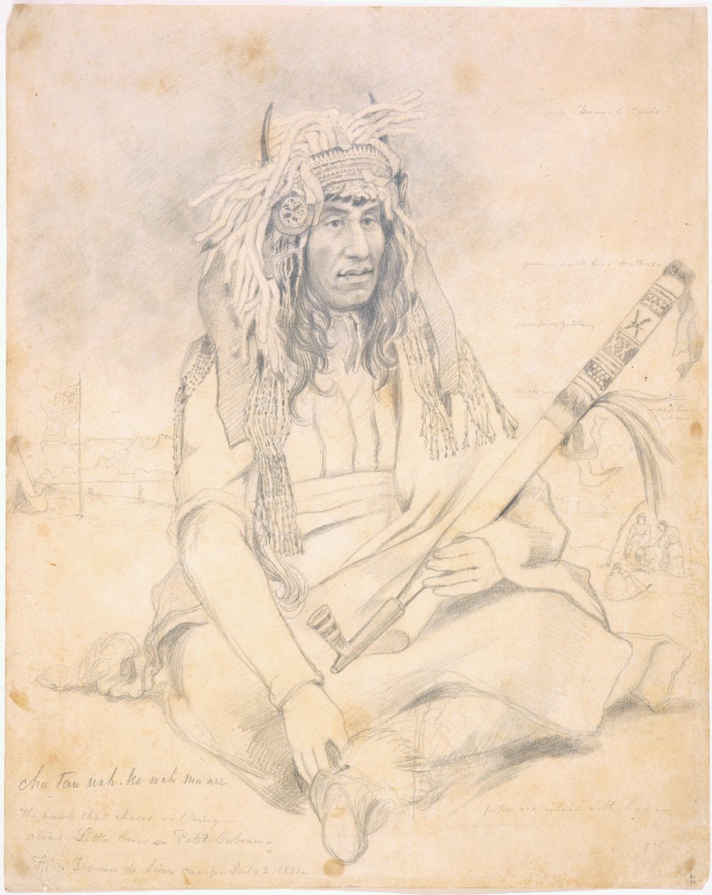 Pequeno corvo, 1851 de Frank Blackwell Mayer