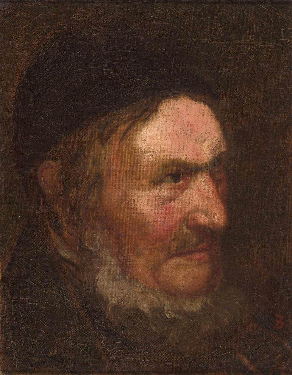Retrato, de, squire, Duveneck de Frank Duveneck