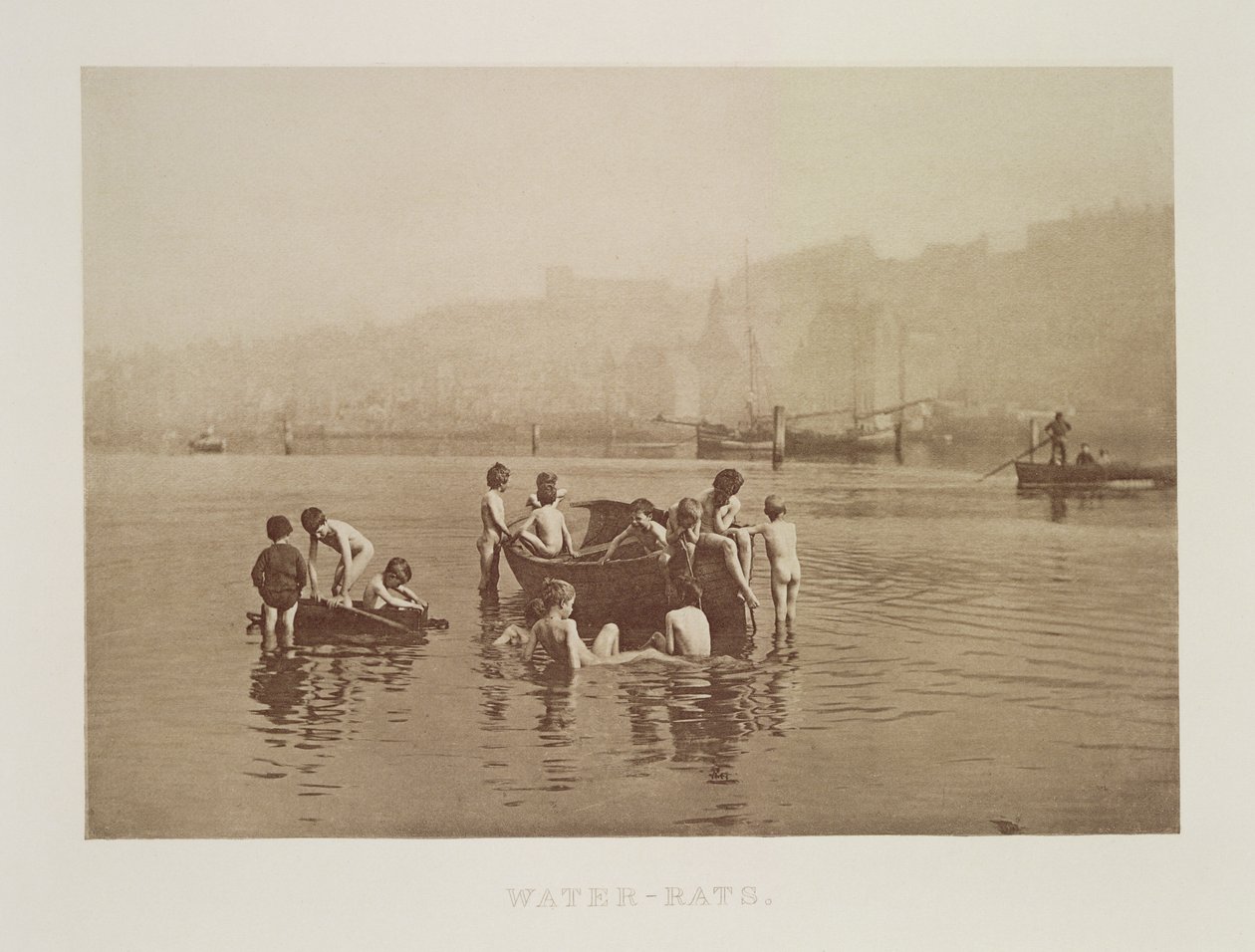 Água-Ratos, c.1889 (foto sépia) de Frank Meadow Sutcliffe
