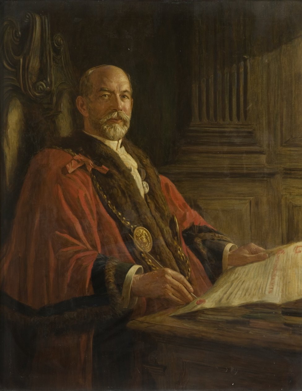 Retrato do vereador Robert Readhead de Frank Stanley Ogilvie