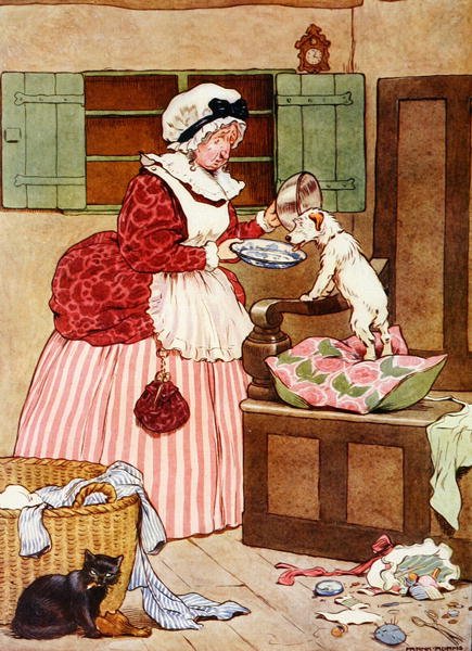Velha Madre Hubbard, ilustração de 