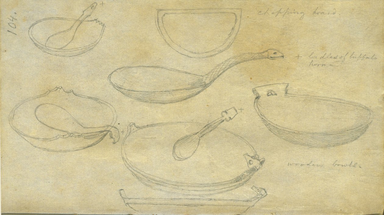 Utensílios de cozinha, 1851 de Frank Blackwell Mayer