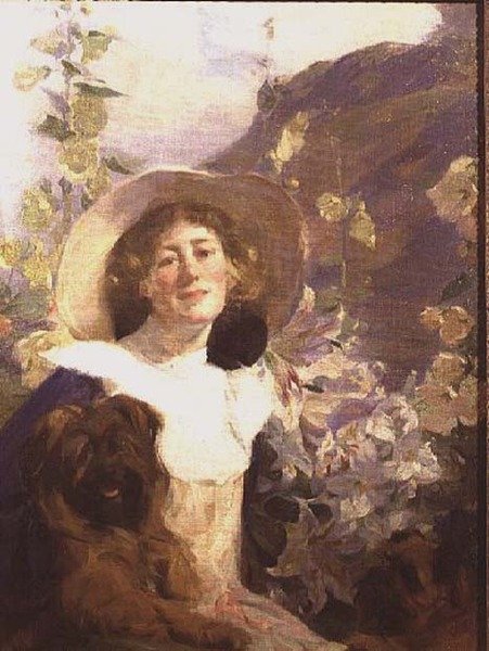 A Esposa da Artista Katherine de Frank Bramley