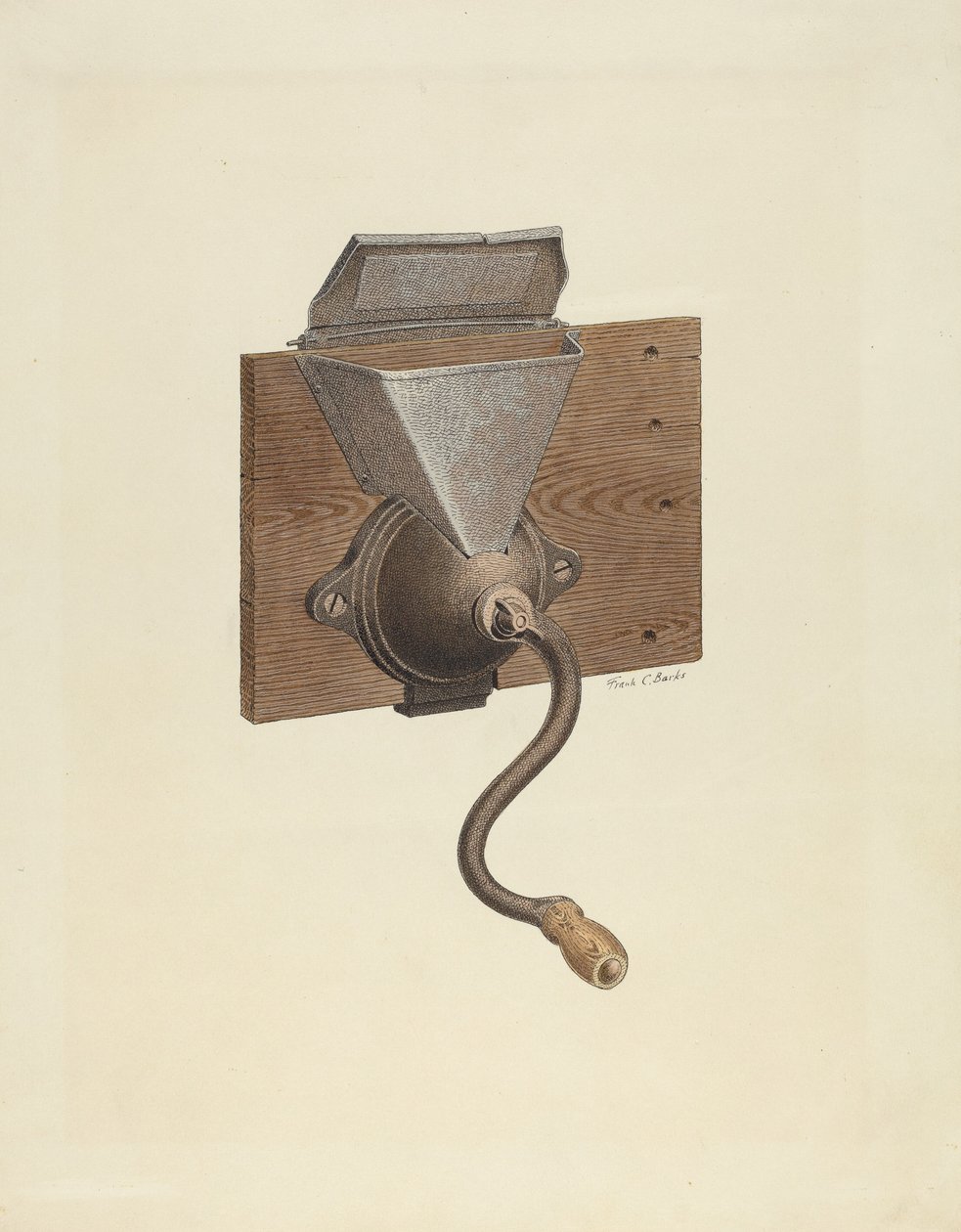 Moinho de café de Frank C. Barks