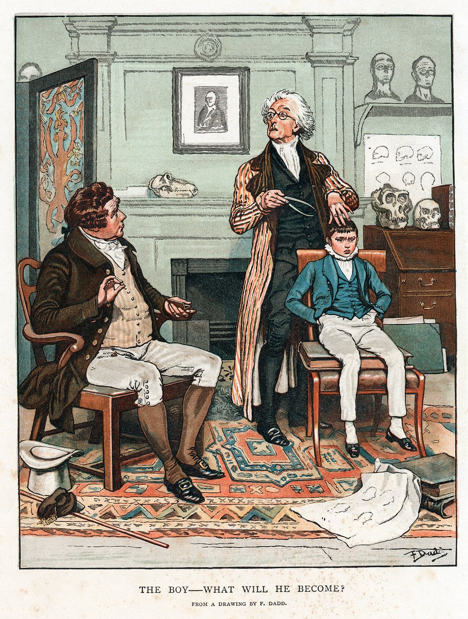 Frenologia, 1820 1886 de Frank Dadd