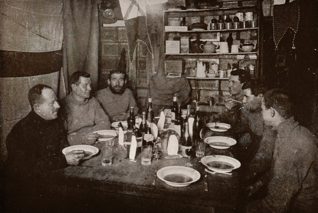 Dia do meio do inverno, 1912 - Os homens, 1913 de Frank Debenham