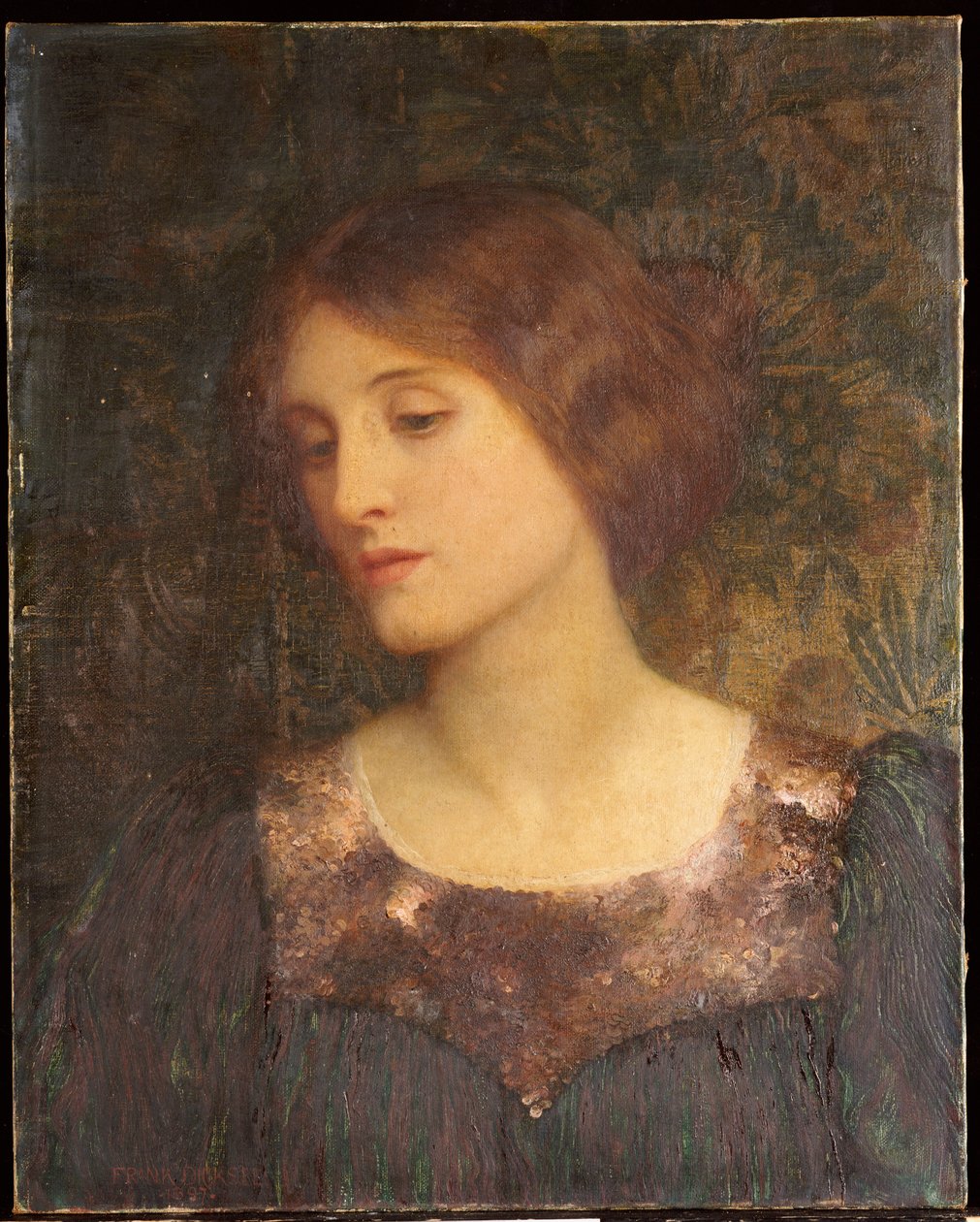 Contemplação, 1897 de Frank Dicksee