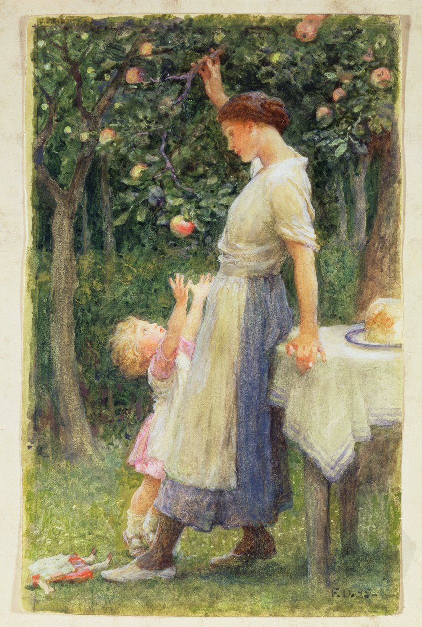 Fora do alcance, filhas de Eva, 1895 de Frank Dicksee
