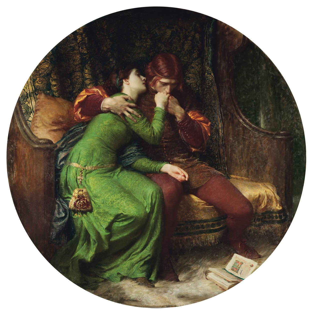 Paolo e Francesca, 1894 de Frank Dicksee