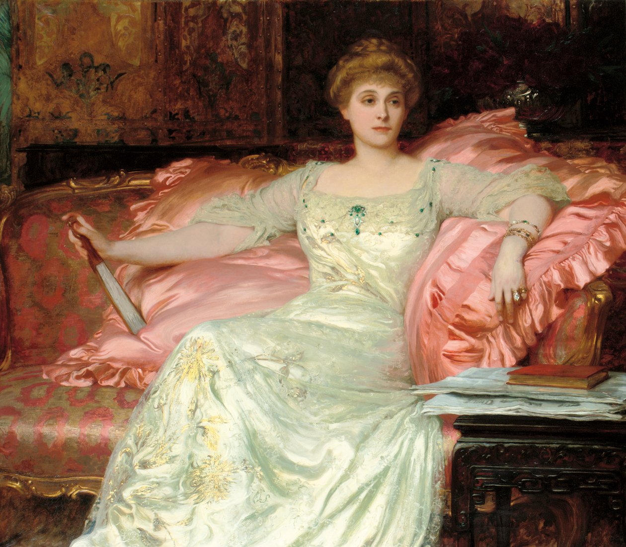 Retrato da Sra. WK D "Arcy, 1902 de Frank Dicksee