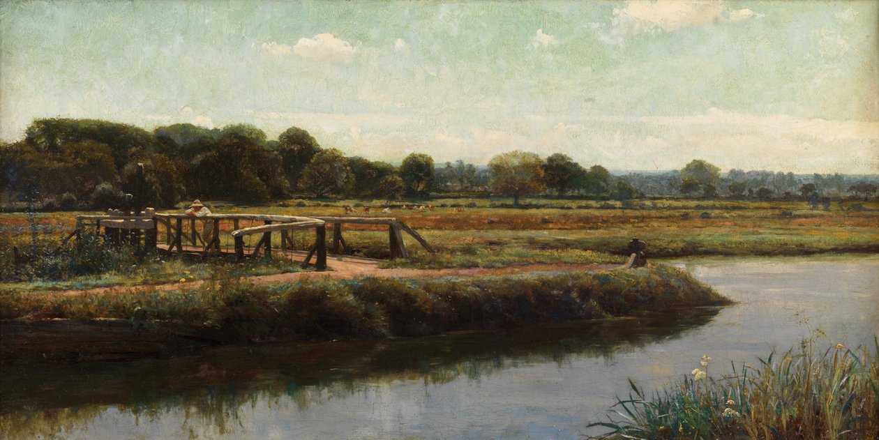 Walsham Meads (óleo sobre tela) de Frank Dicksee
