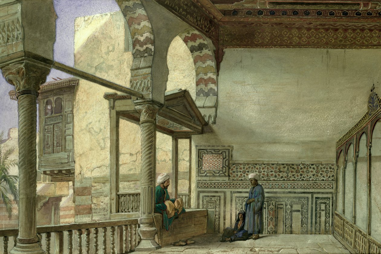 Loggia da Casa de Memlook Radnau Bey, Cairo de Frank Dillon