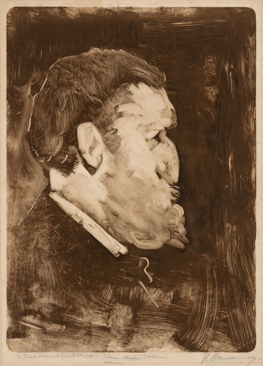 Caricatura de William Gedney Bunce, 1883-84 de Frank Duveneck