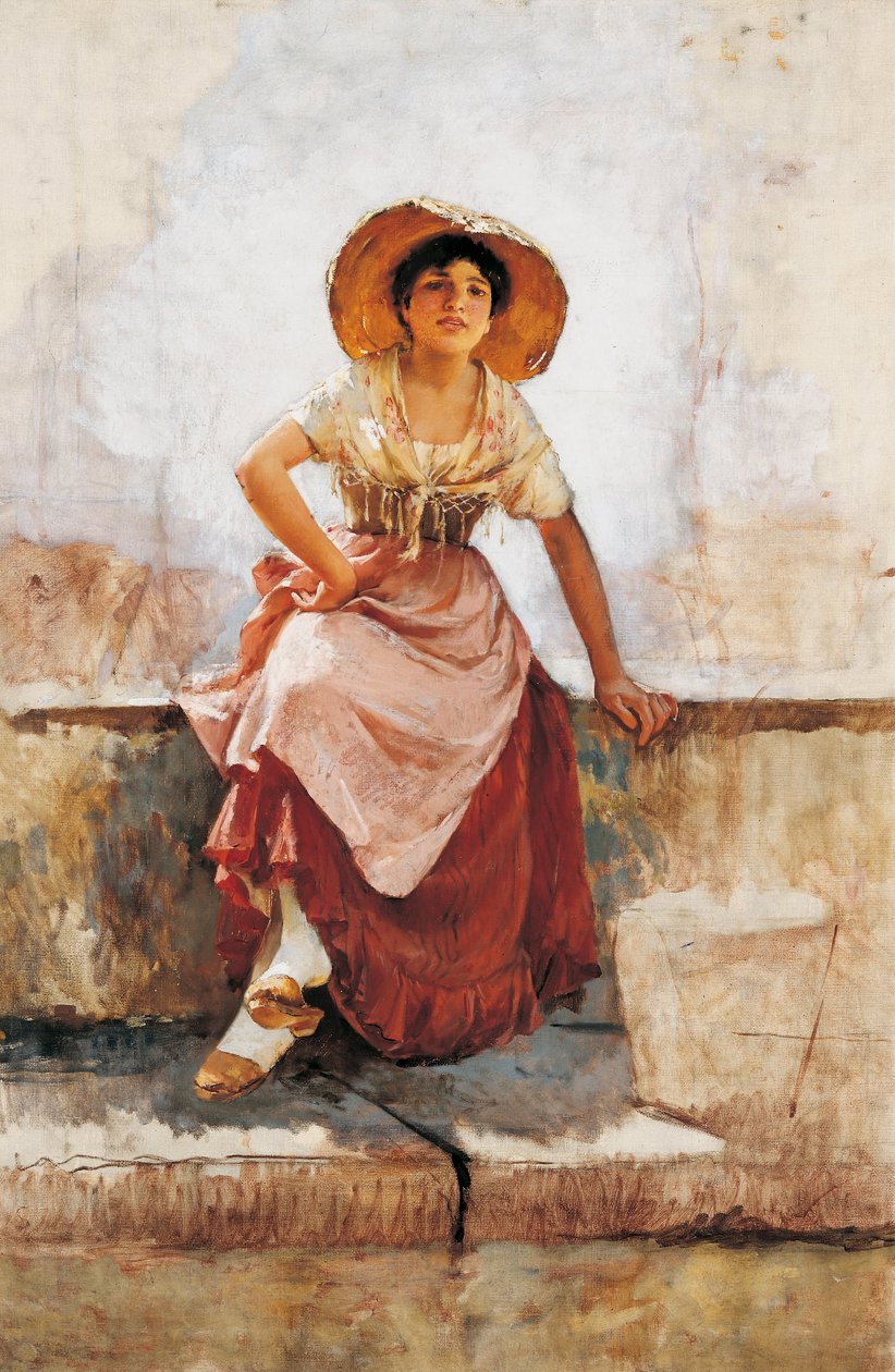 Florista florentina de Frank Duveneck