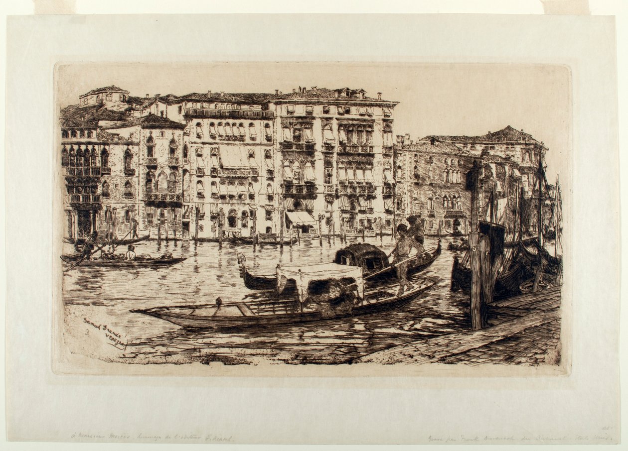 Grande Canal, Veneza de Frank Duveneck