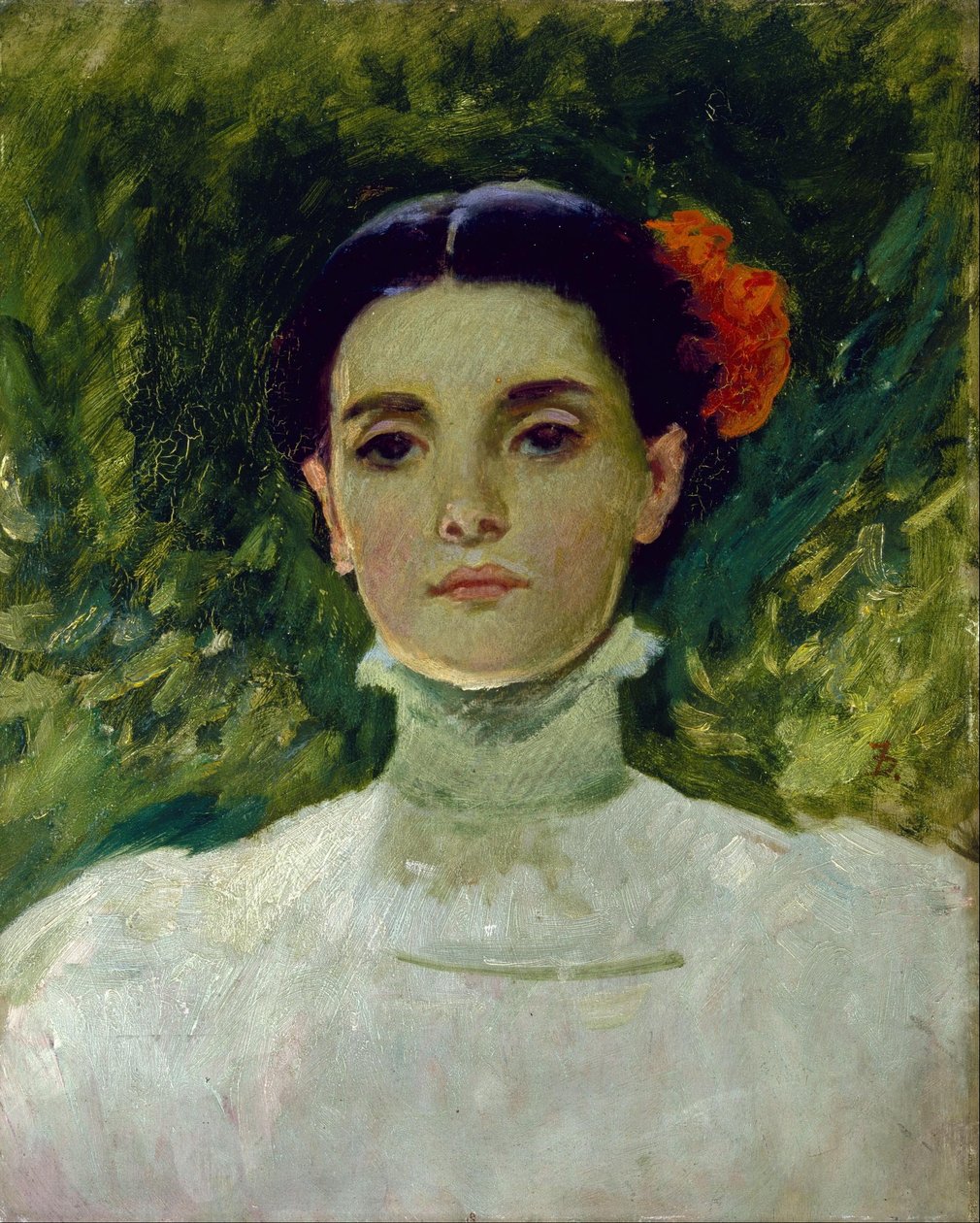 Retrato de Maggie Wilson de Frank Duveneck