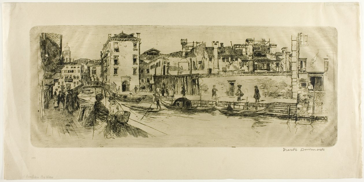 Canal de São Trovaso de Frank Duveneck