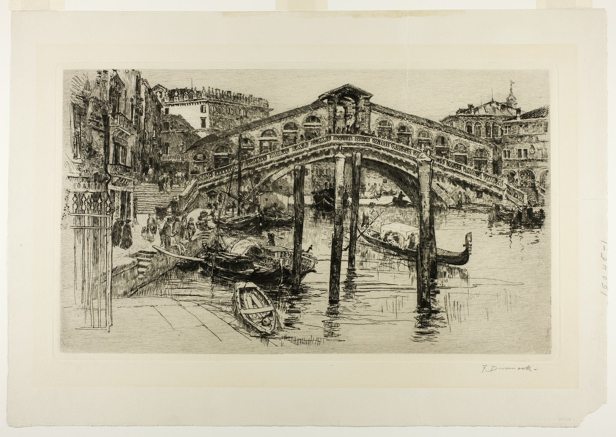 O Rialto, Veneza de Frank Duveneck