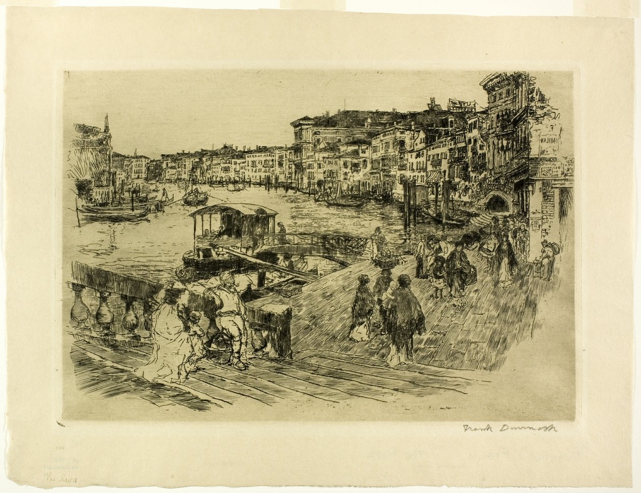 Vista do Grande Canal de Frank Duveneck