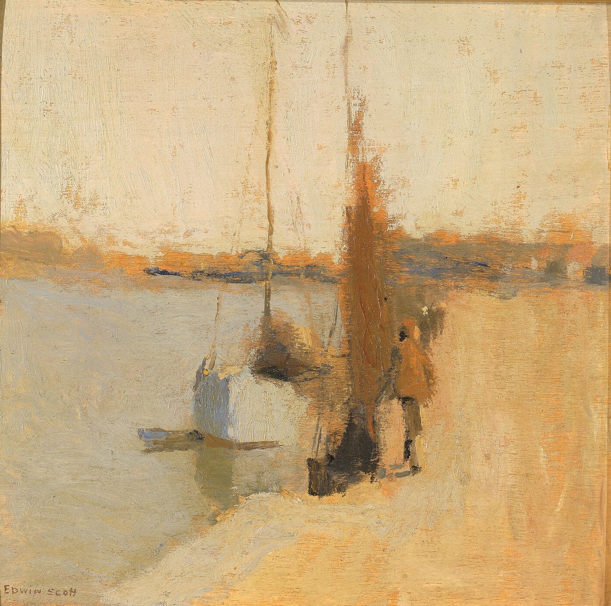 Barco de pesca de Frank Edwin Scott