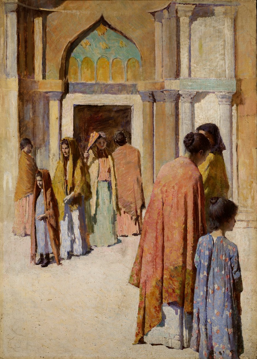 Femmes pres des Escaliers no. I de Frank Edwin Scott