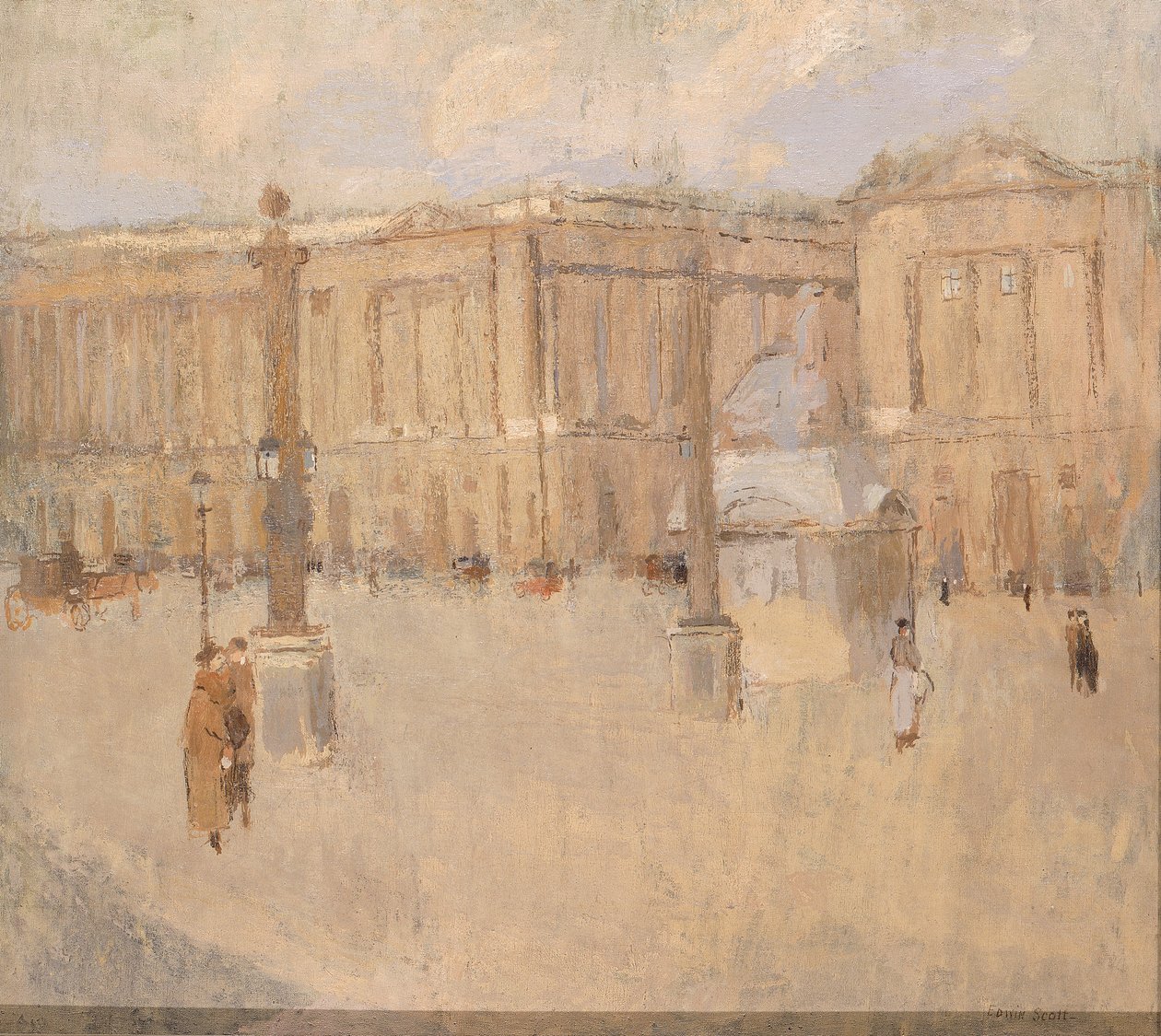 Place de la Concorde No. eu, s.d. de Frank Edwin Scott
