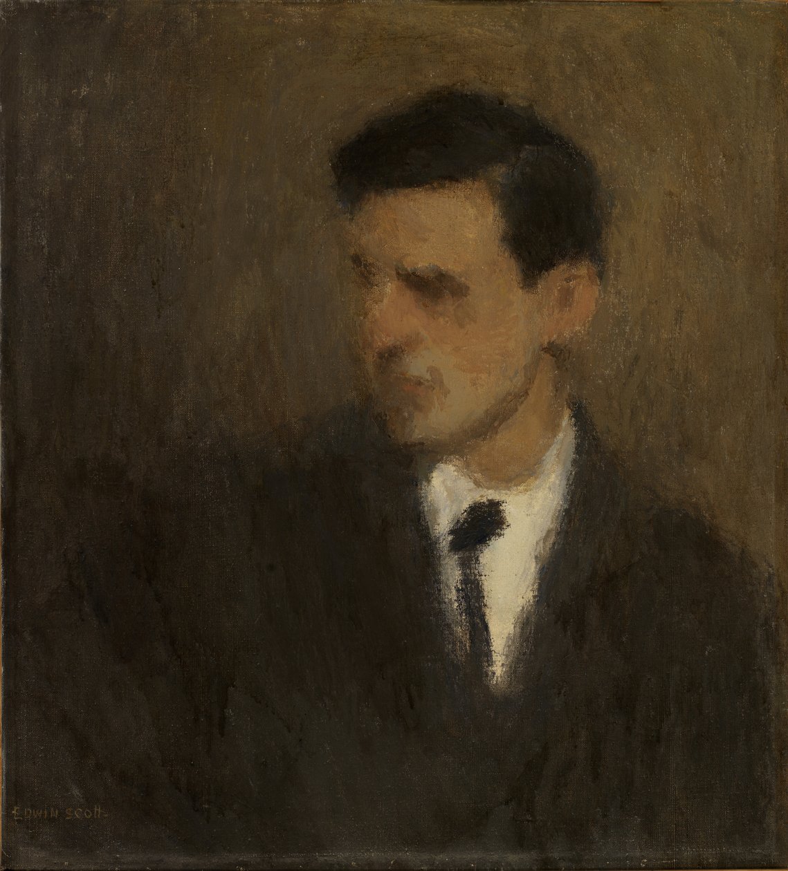 Retrato de um jovem, s.d. de Frank Edwin Scott