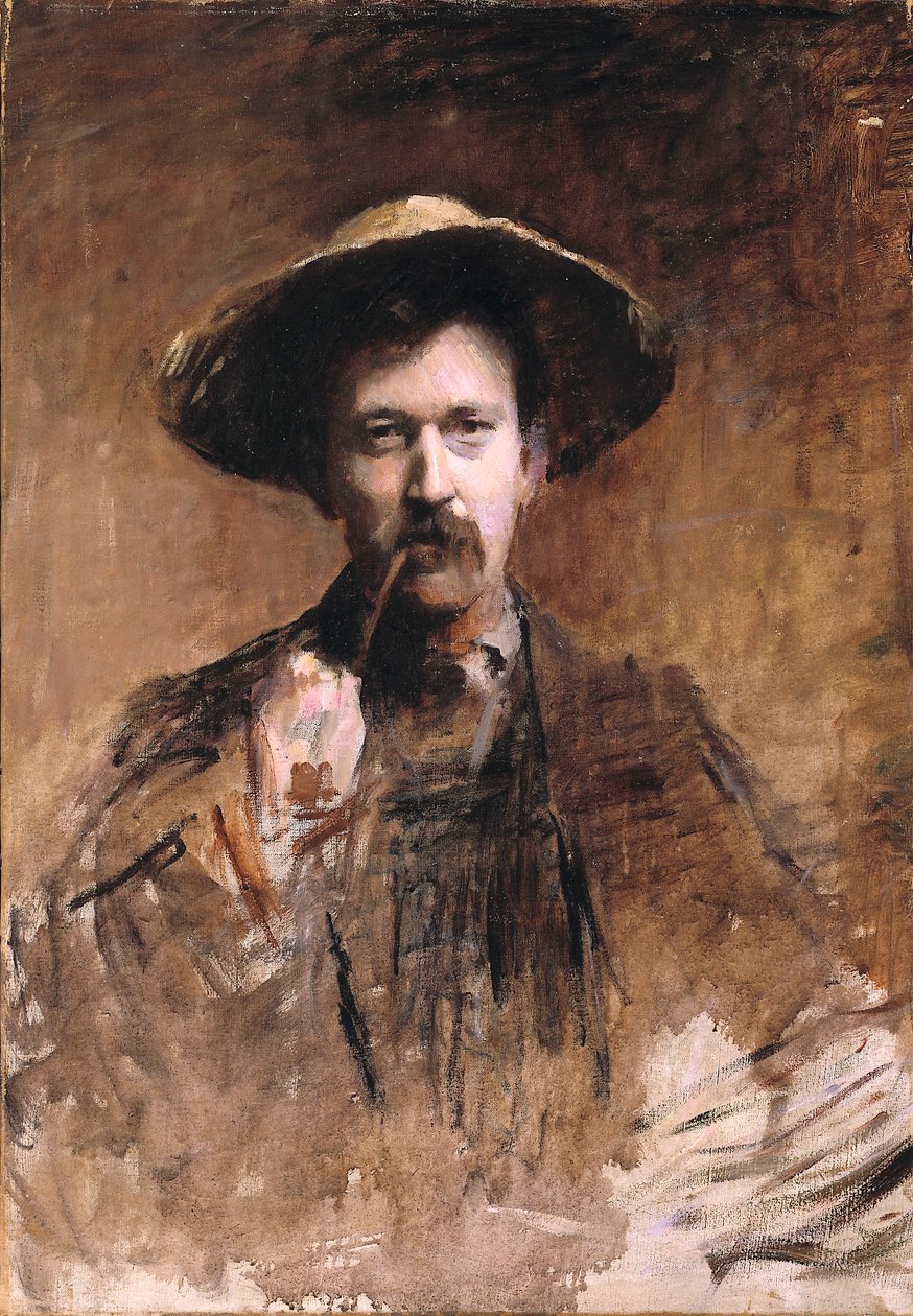 Retrato do pintor sozinho de Frank Edwin Scott