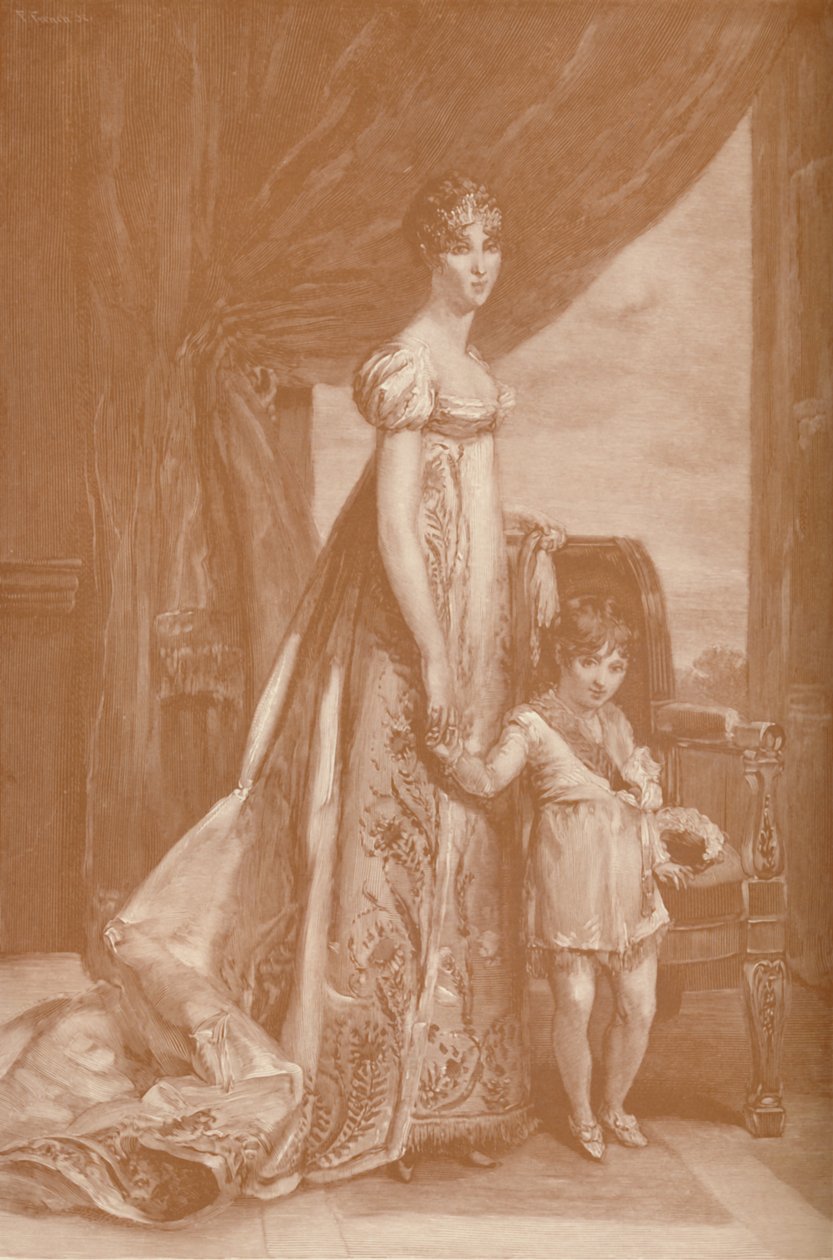 Eugénie-Hortense De Beauharnais - Esposa de Louis Bonaparte, Rainha da Holanda