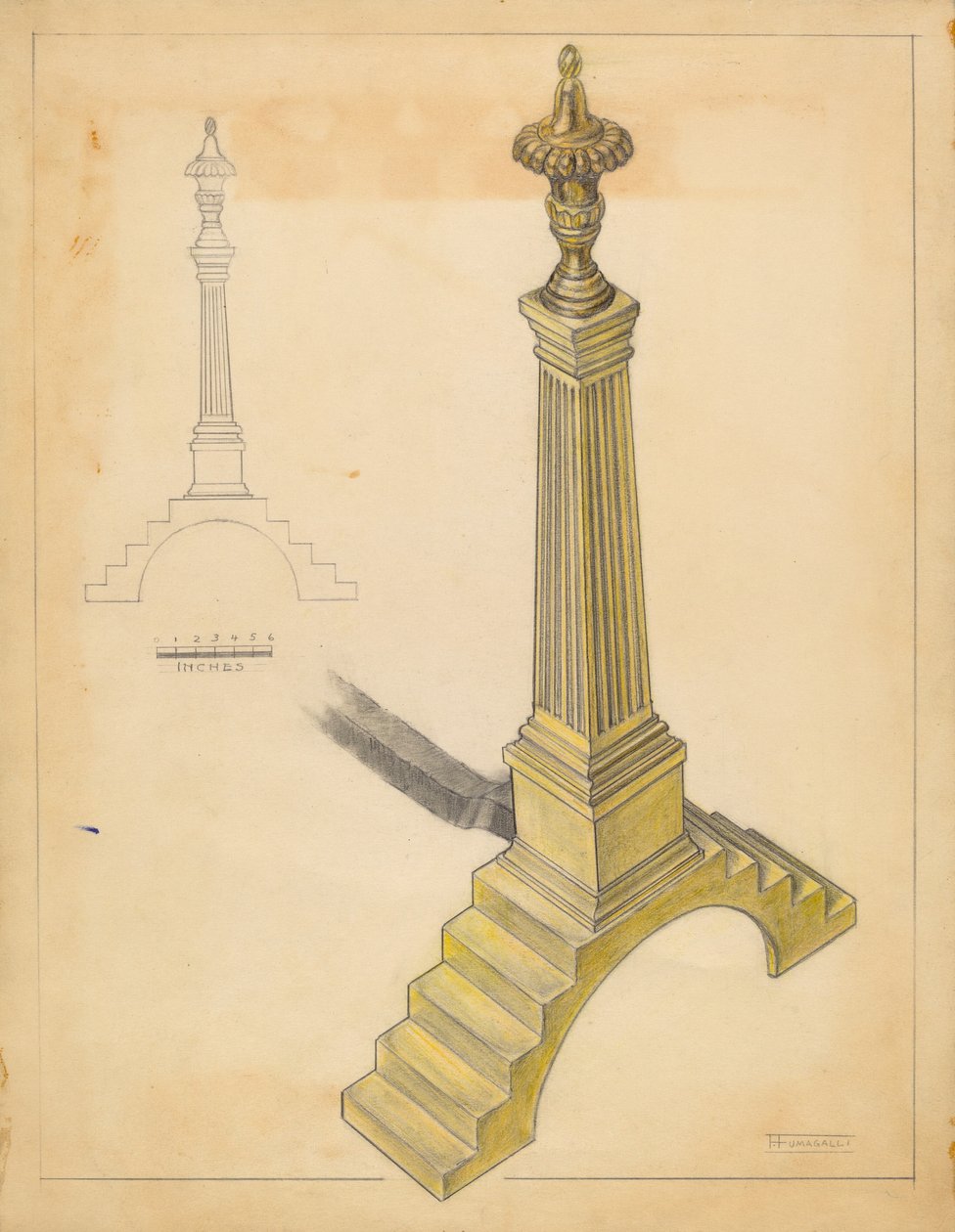 Andiron de Frank Fumagalli