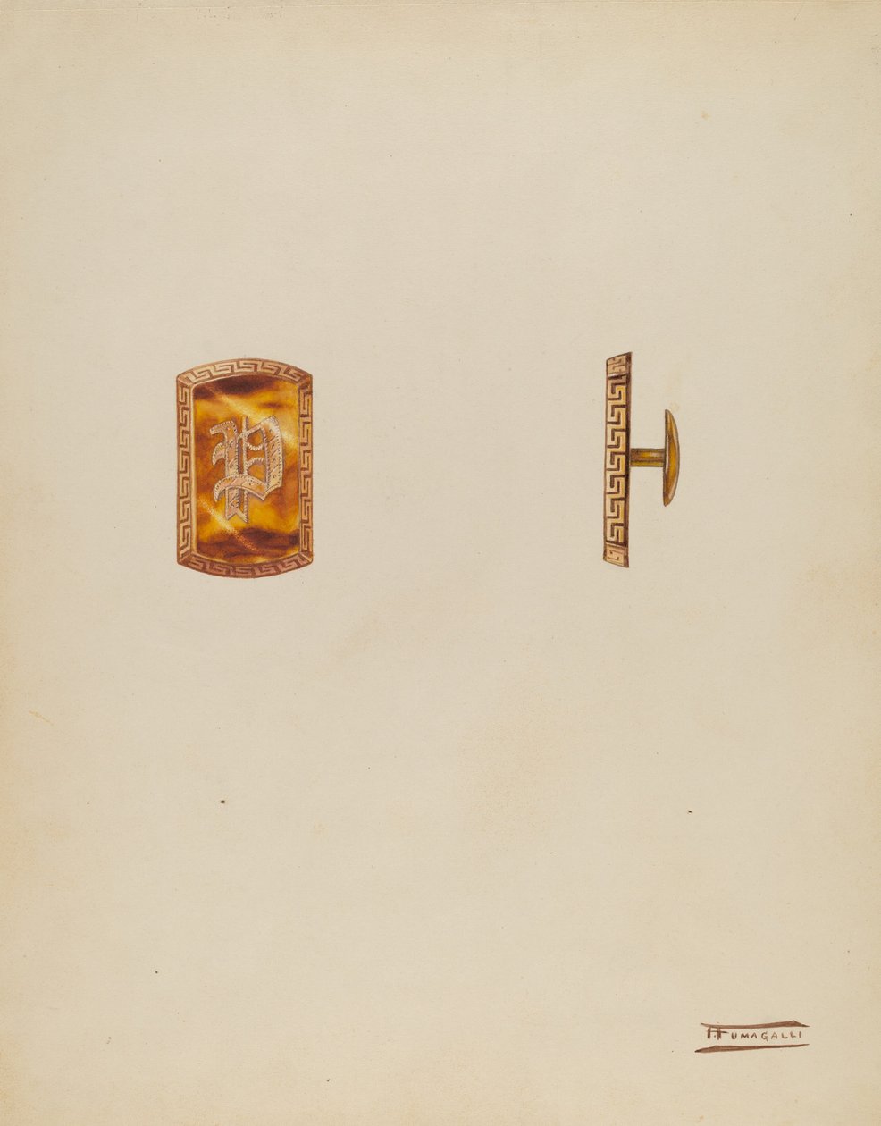 Botões de punho de Frank Fumagalli