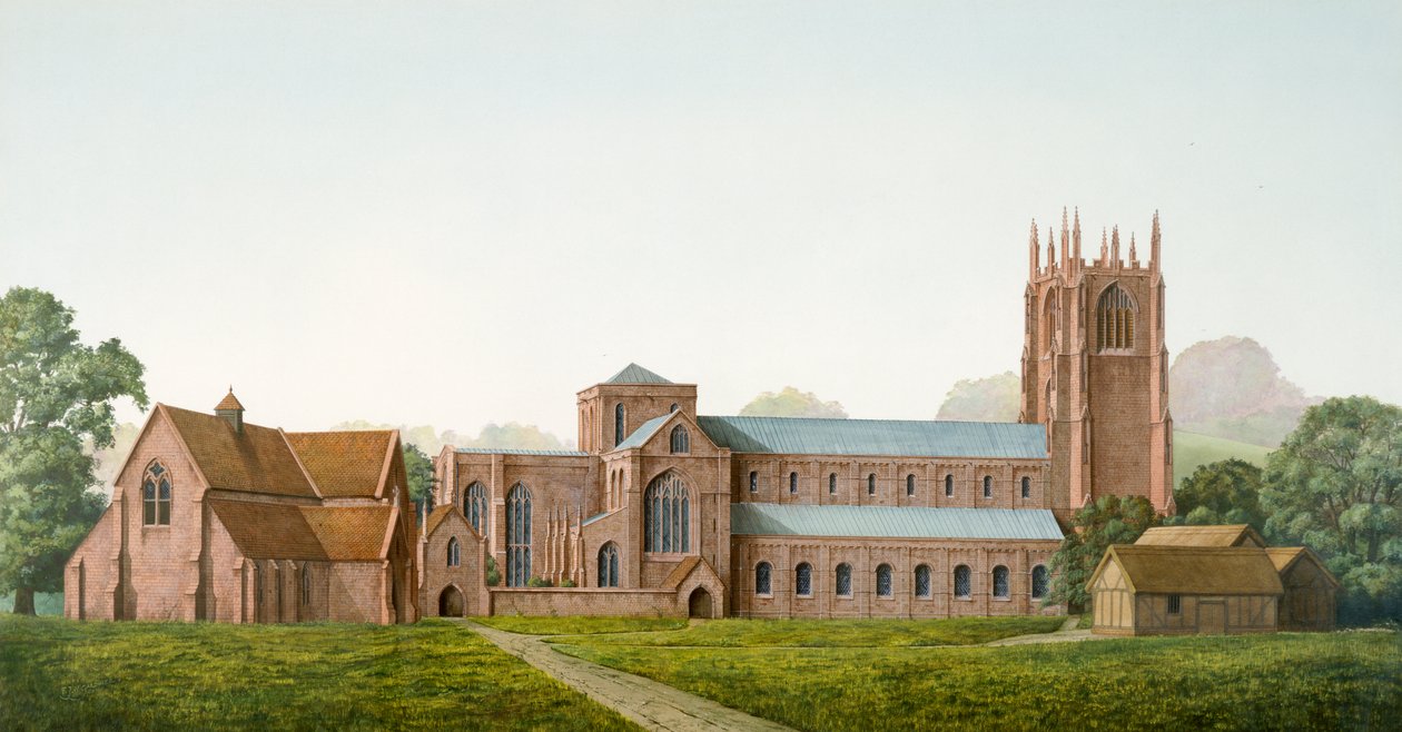 Abadia de Furness, século XII, c1990-2010 de Frank Gardiner