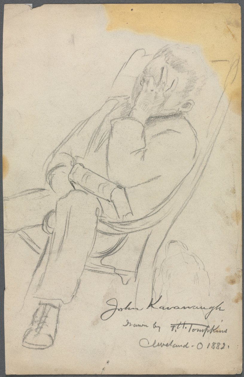 Esboço de John Kavanaugh de Frank H. Tompkins